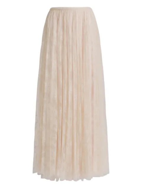 Alberta Ferretti lace midi skirt