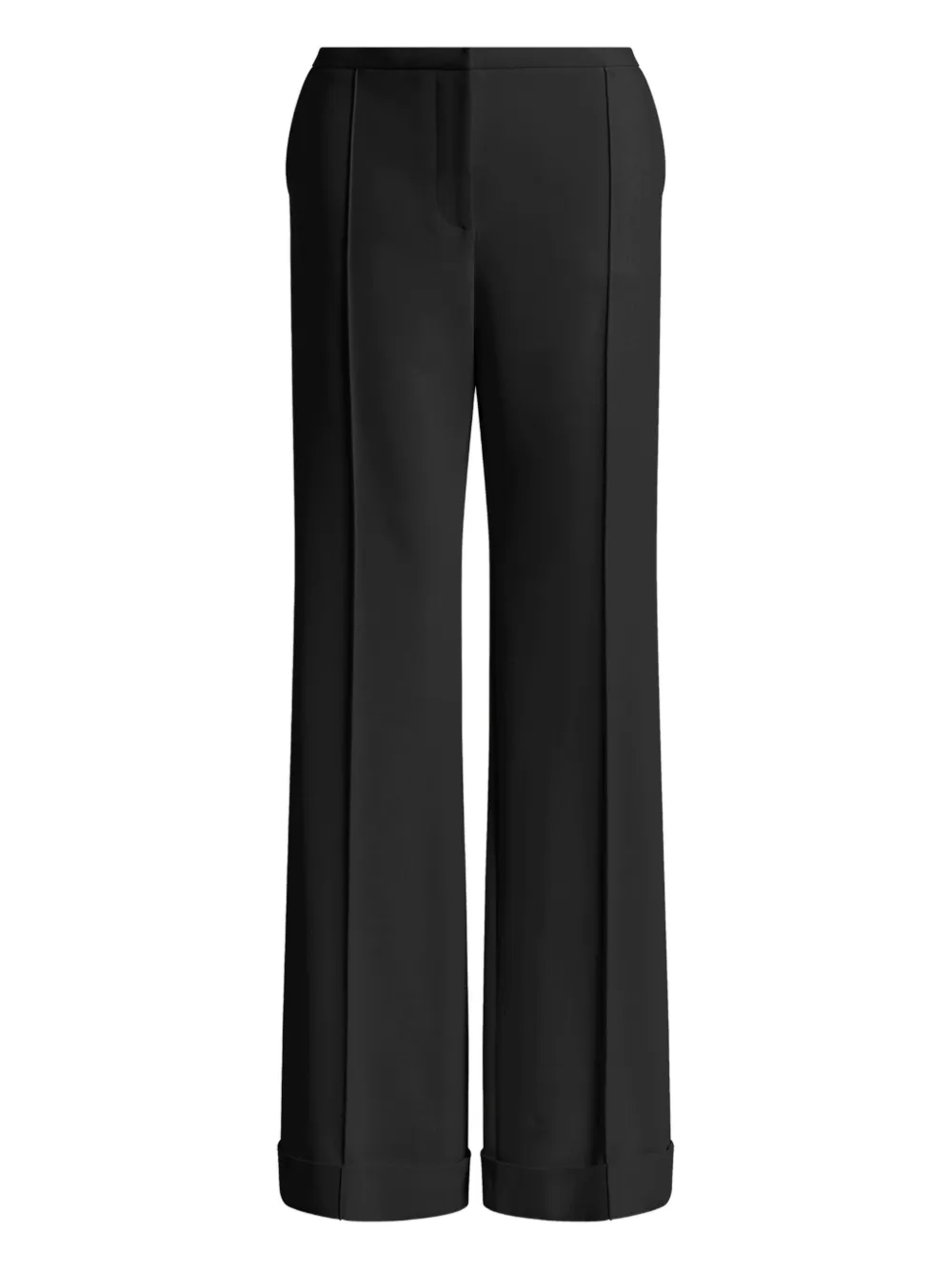 Alberta Ferretti Pantaloni con chiusura nascosta - Nero