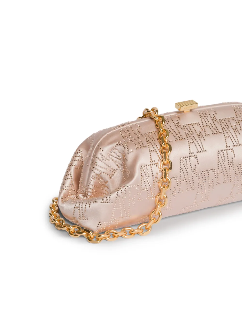  Alberta Ferretti Chain-strap Logo Clutch Bag - Pink 