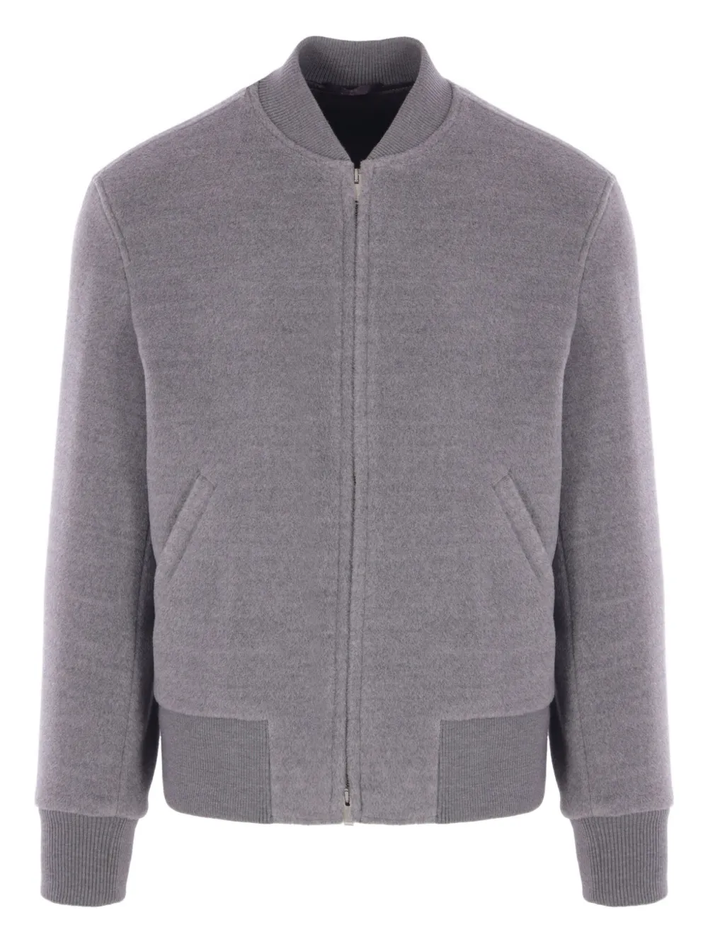 Lardini wool bomber jacket | Grey | Image 1