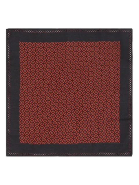 Brunello Cucinelli geometric-print pocket square