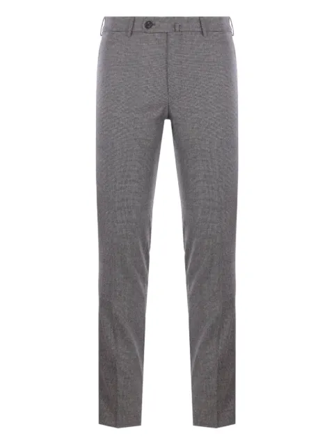 Incotex micro-check wool trousers
