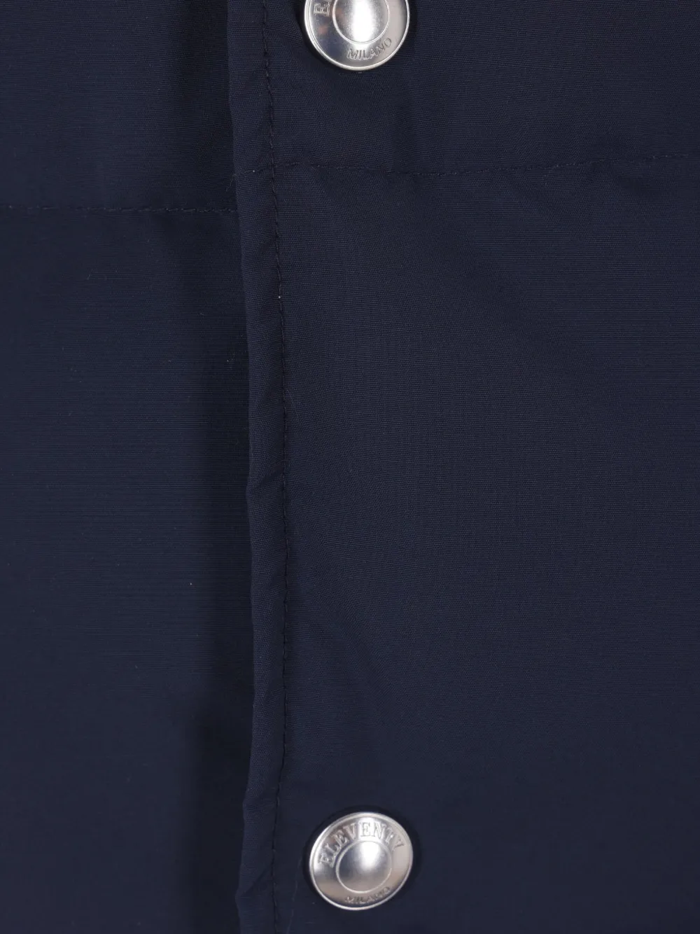 Eleventy Gilet met capuchon en knopen Blauw