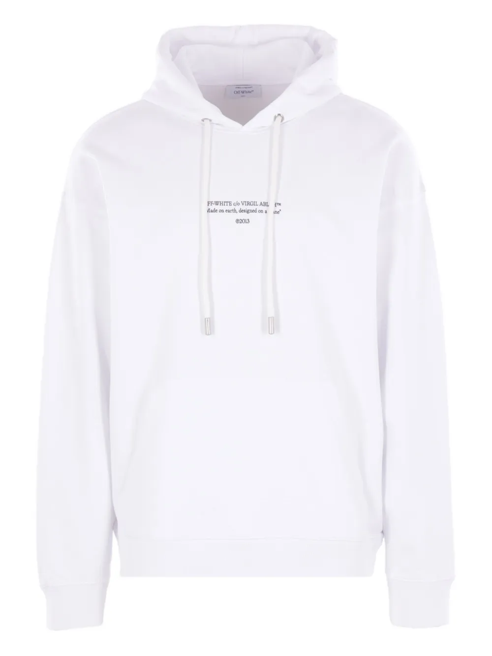 Off-White ロゴ パーカー - ホワイト Off-White ロゴ パーカー - ホワイト