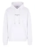 Off-White logo-print kangaroo-pocket hoodie