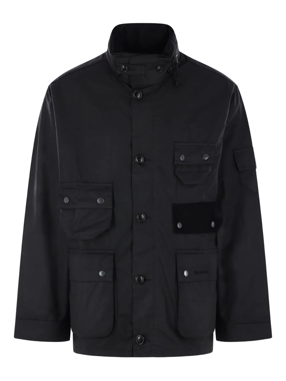 Barbour logo-embroidered jacket | Black | Image 1