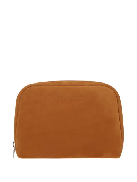 Brunello Cucinelli zipped wash bag