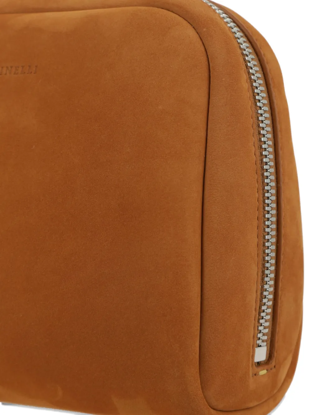 Brunello Cucinelli Toilettas met rits Bruin