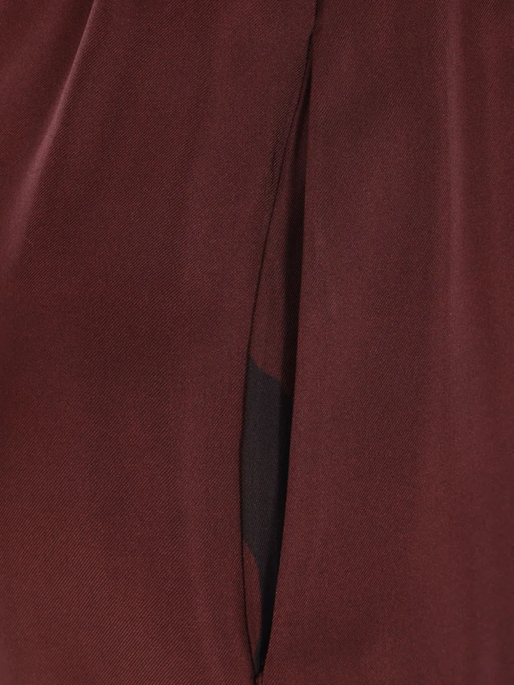 Raquel Diniz Zebra-print Wide-leg Trousers In Burgundy