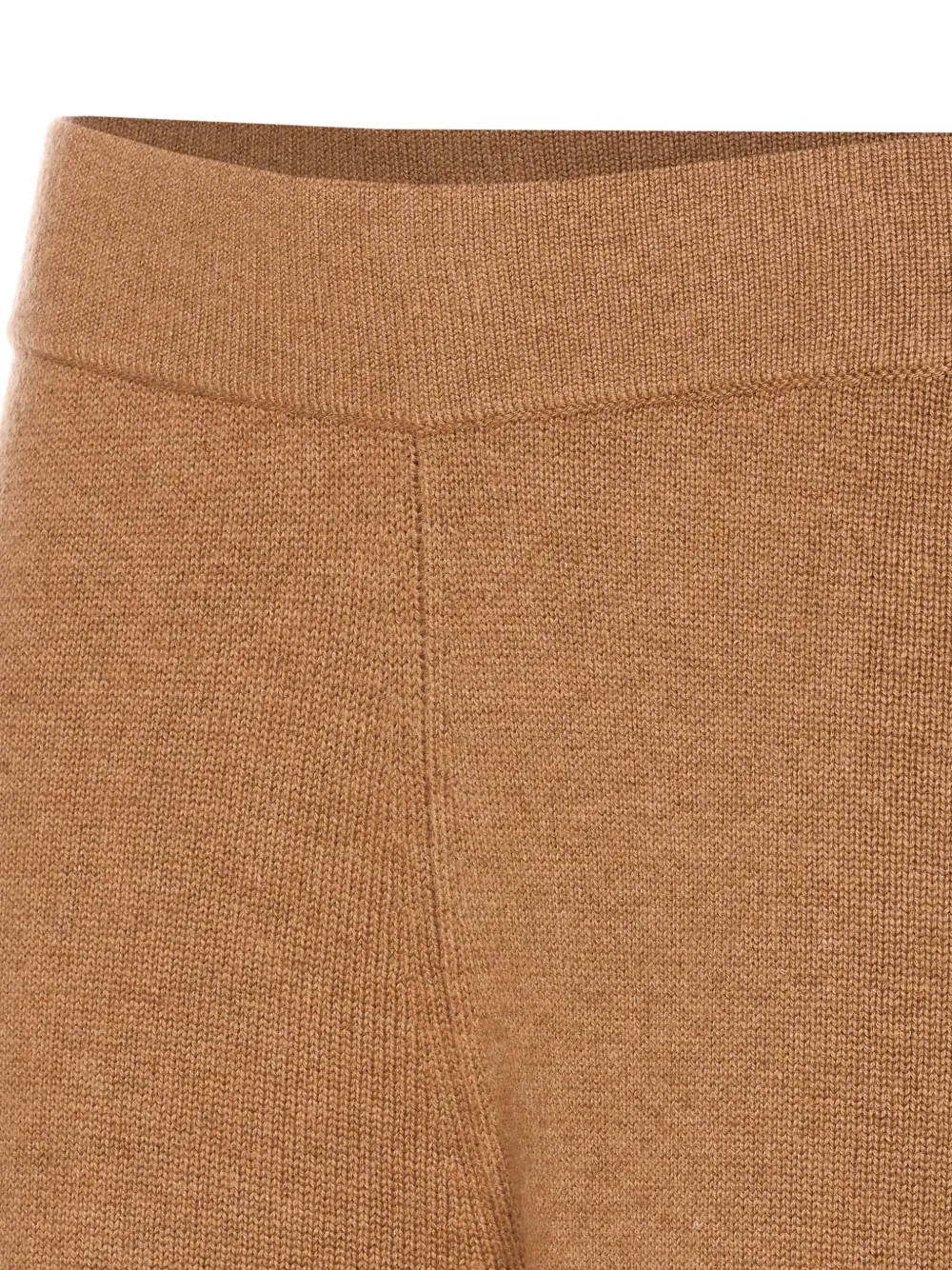 Max Mara Wool-cashmere Wide-leg Trousers In Brown