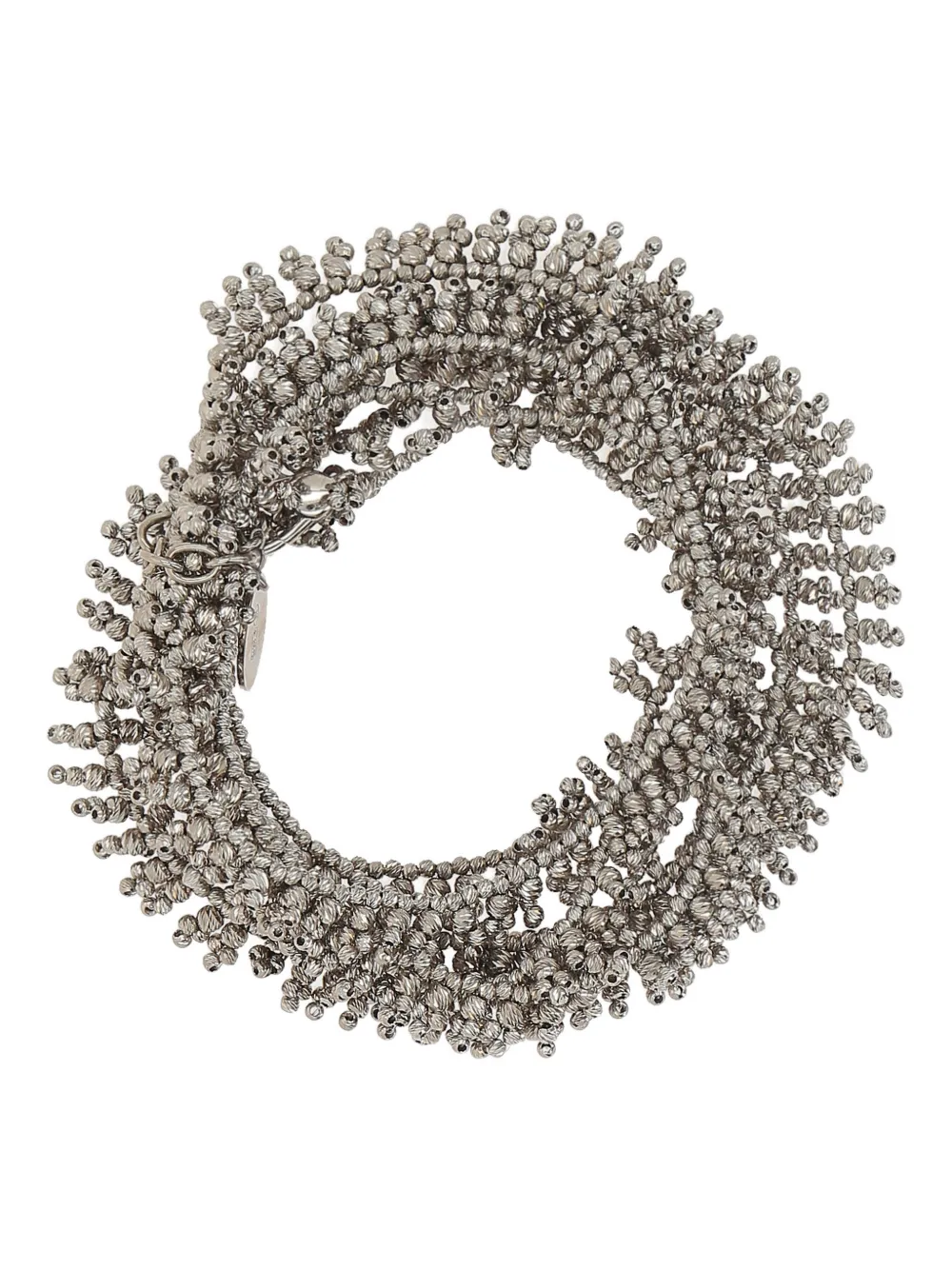 Brunello Cucinelli beaded necklace - Argento