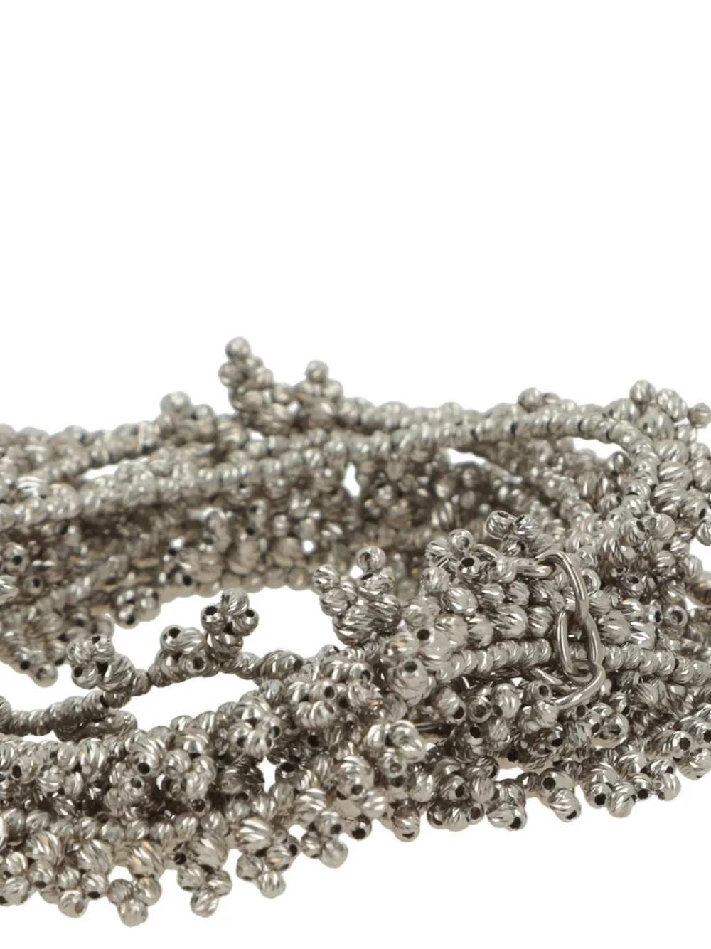 Brunello Cucinelli beaded necklace - Zilver