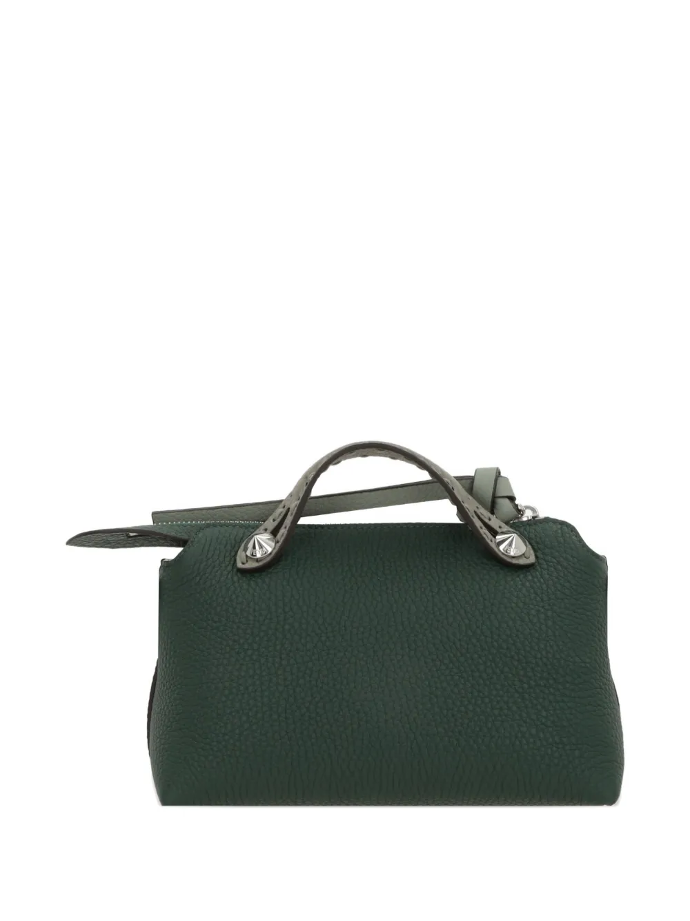 FENDI logo-lettering tote bag - Groen