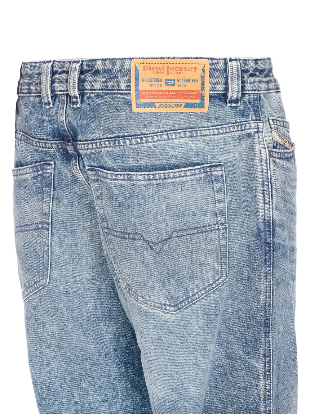 Diesel Jeans met vijf zakken Blauw