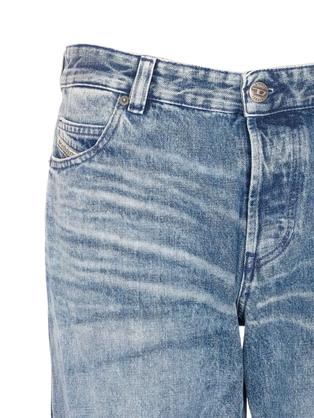 Diesel Jeans met vijf zakken Blauw