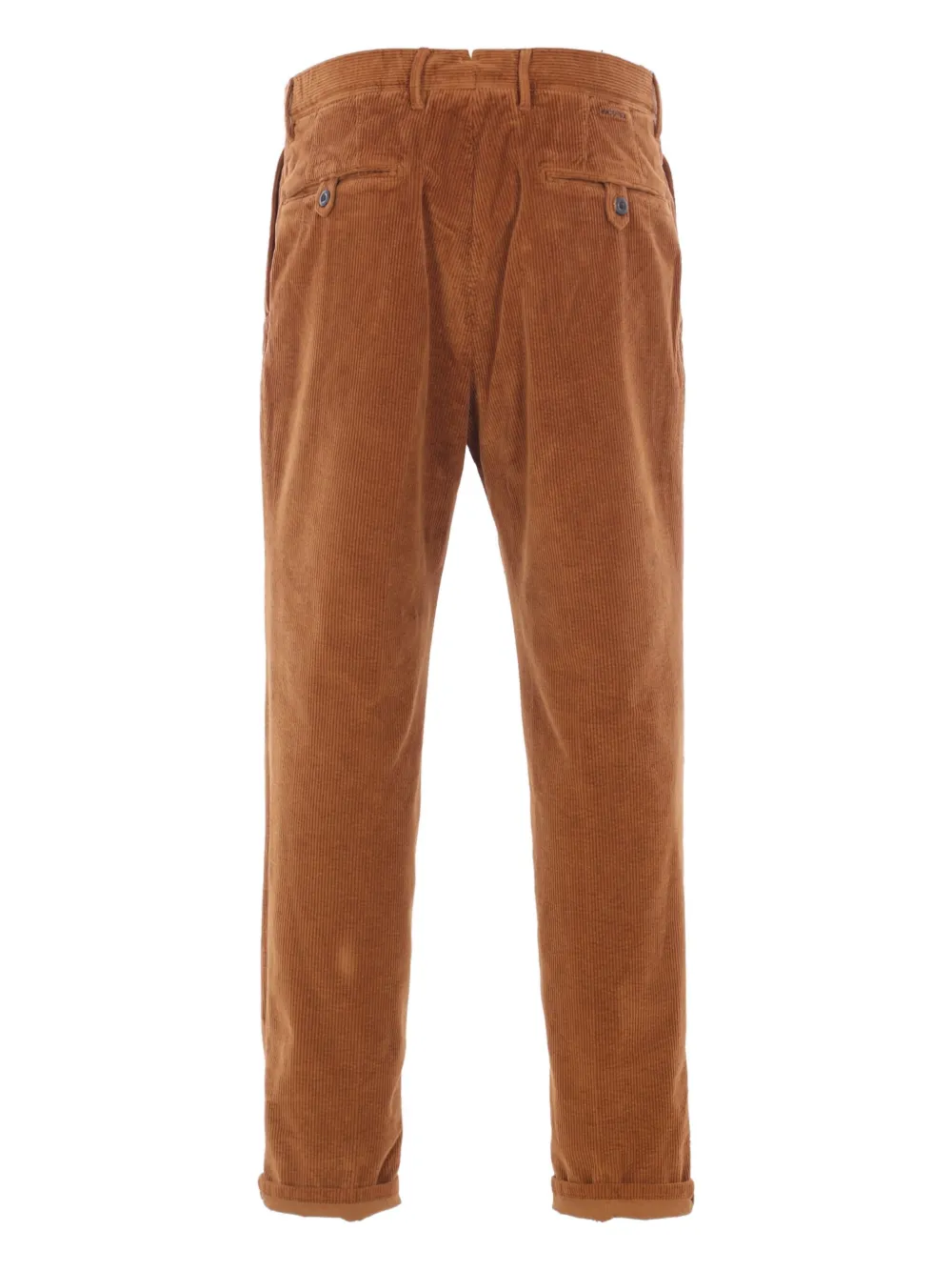 Incotex pleated cuffed trousers - Bruin