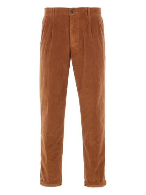 Incotex pleated cuffed trousers