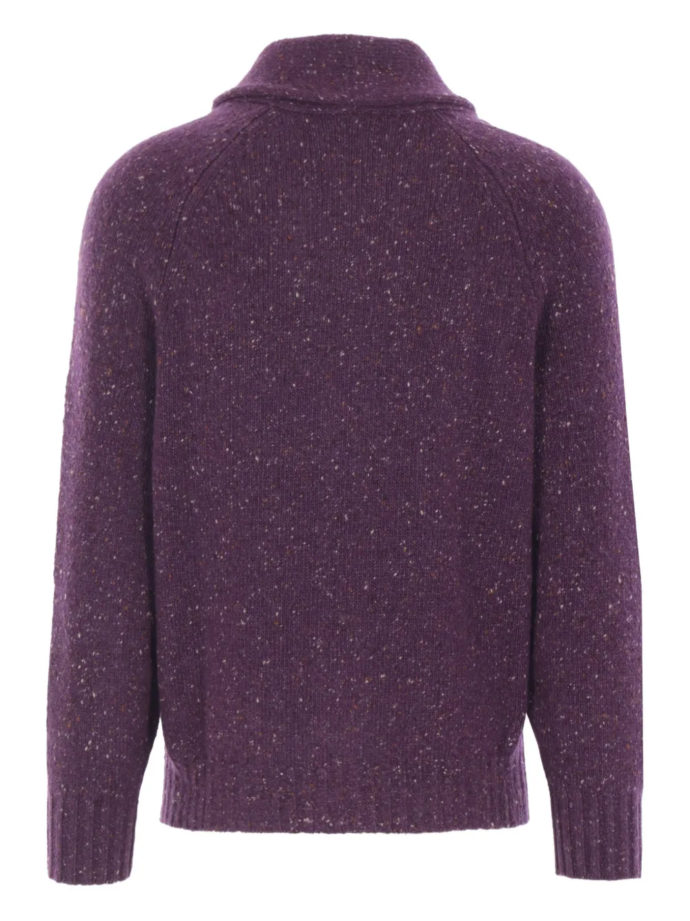 Brunello Cucinelli Shawl-collar Cardigan In Purple