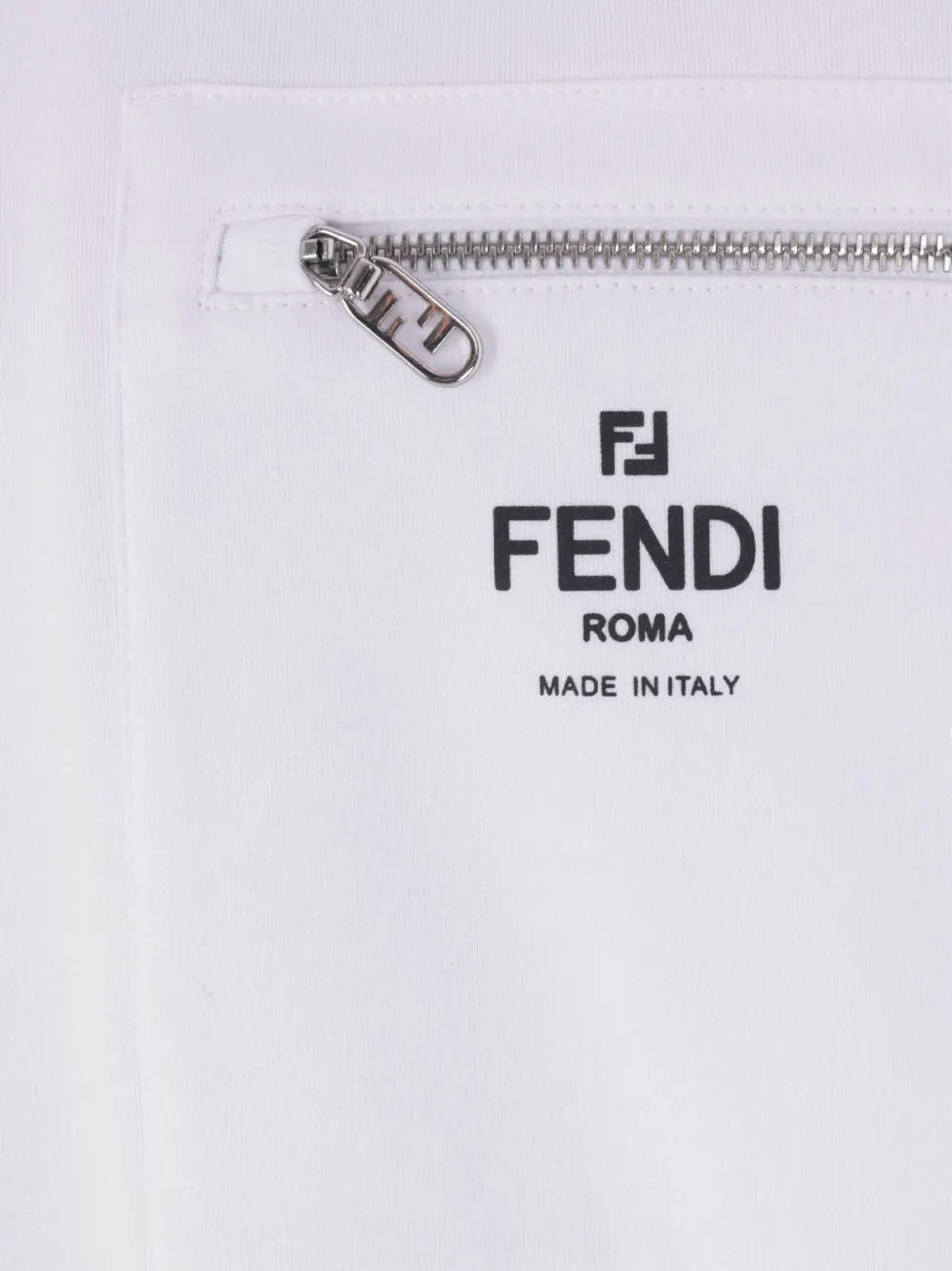 FENDI T-shirt met ritszak Wit