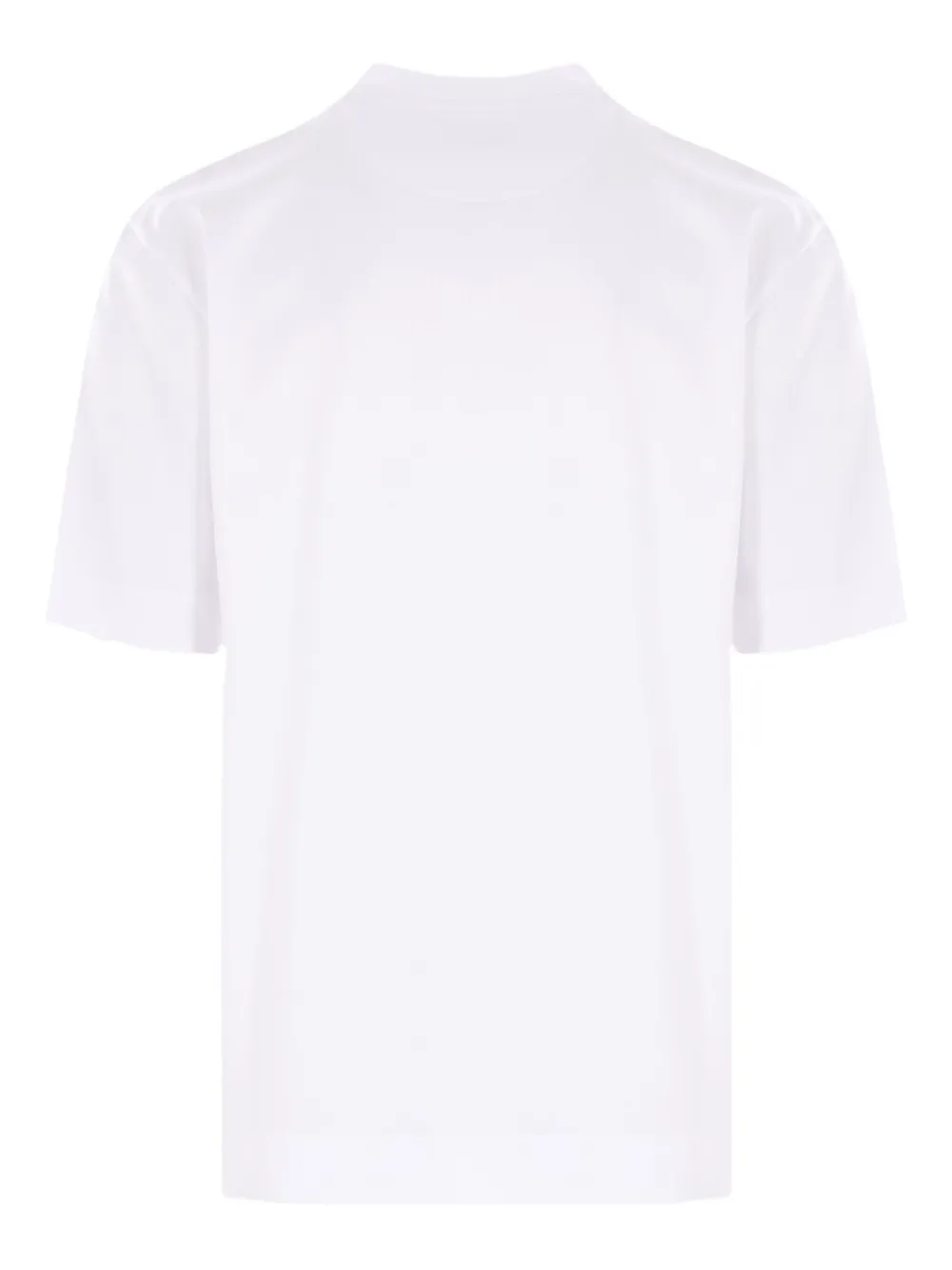 FENDI zip-pocket logo T-shirt - Wit