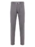 Eleventy elastic-waistband trousers - Grey