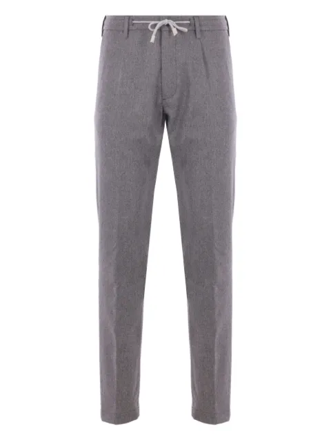 Eleventy elastic-waistband trousers