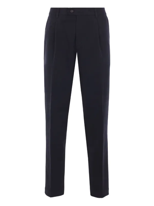 Eleventy Pleated Pants in Blue