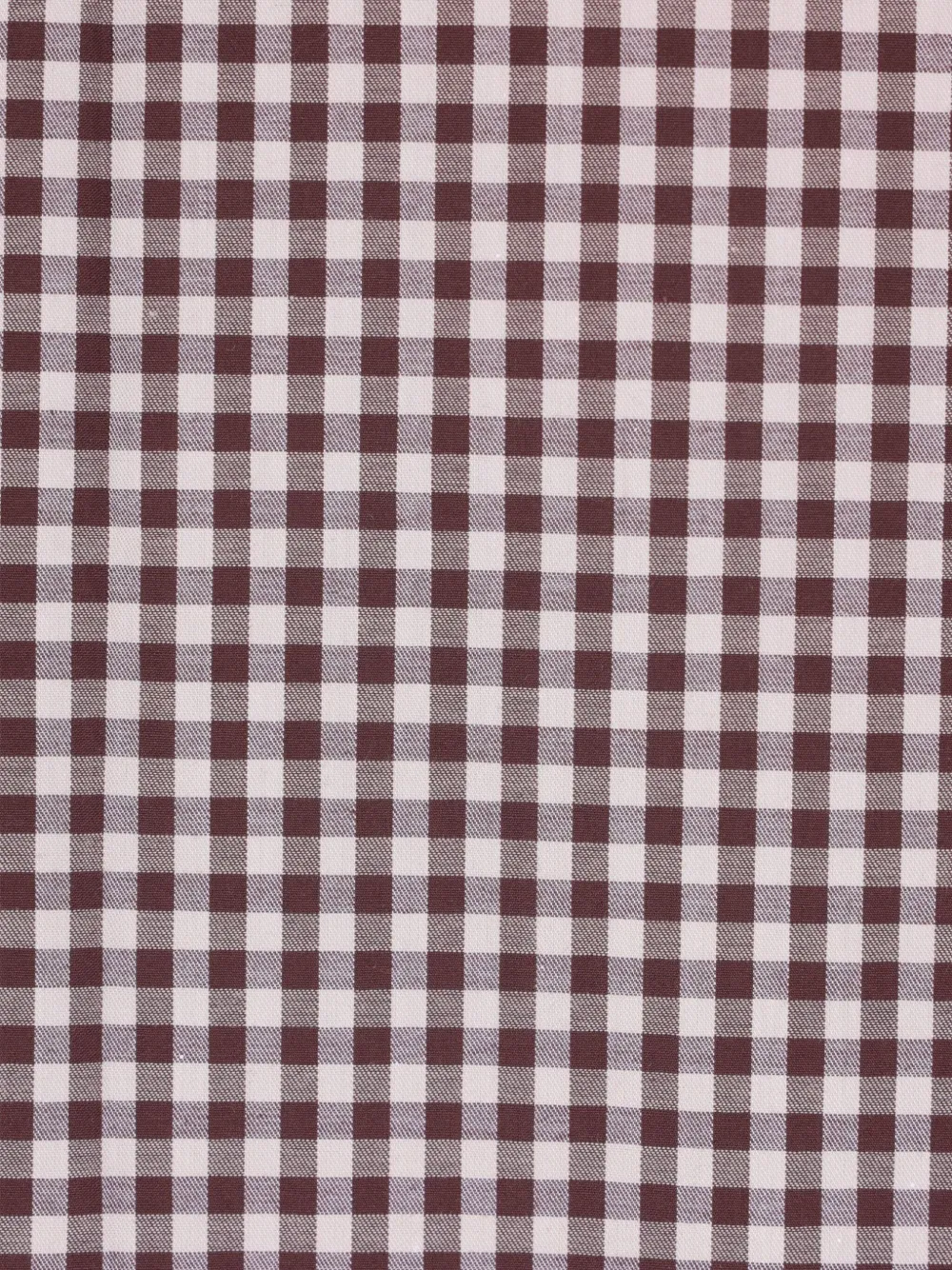 Brunello Cucinelli Check-pattern Cotton Shirt In Brown