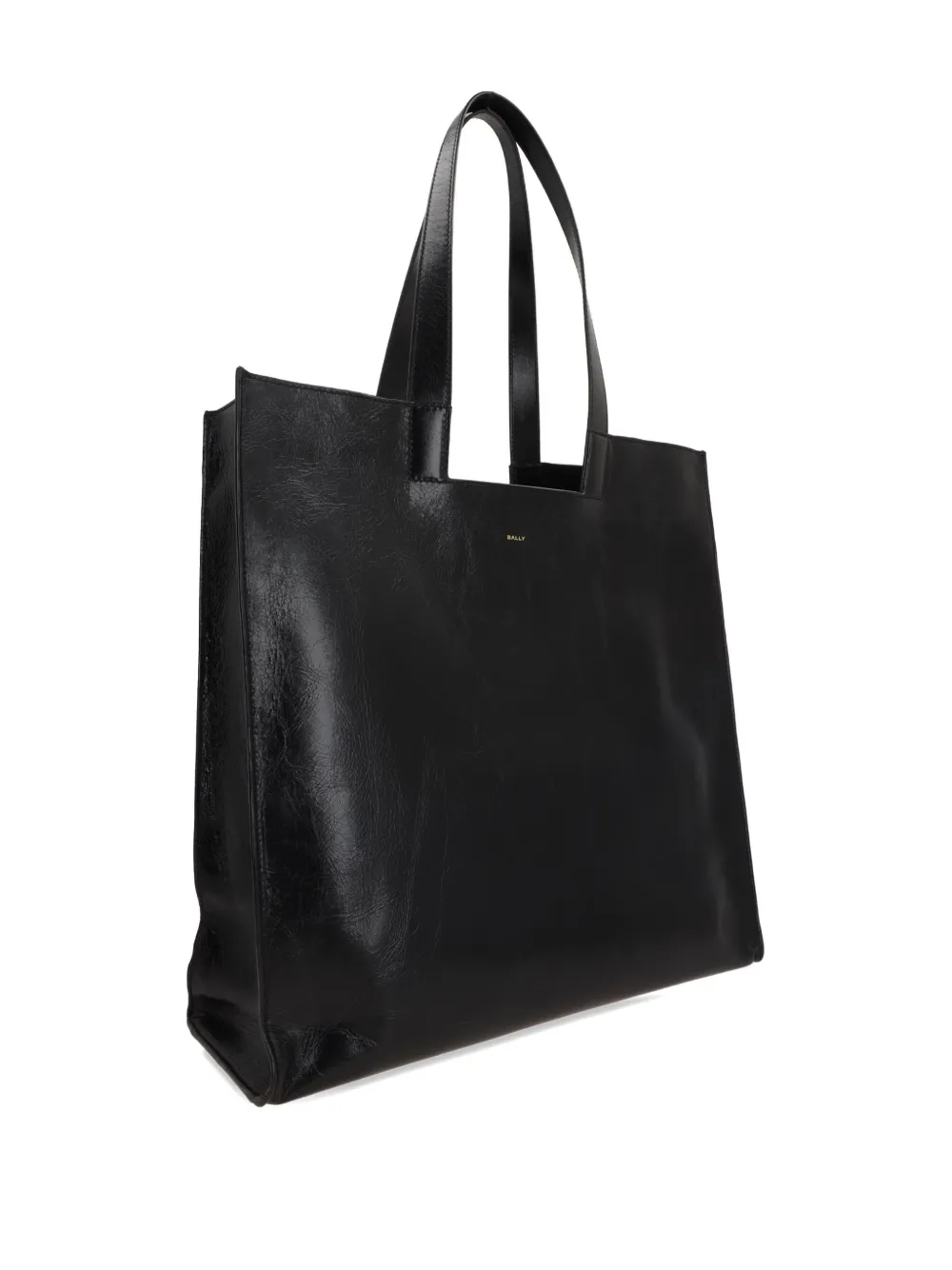 Bally Easy Leather Tote Bag In Black