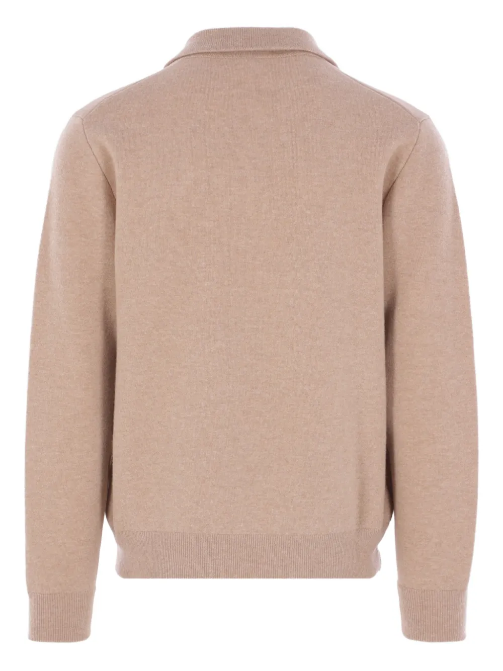 Lardini zip-up long-sleeve cardigan - Beige