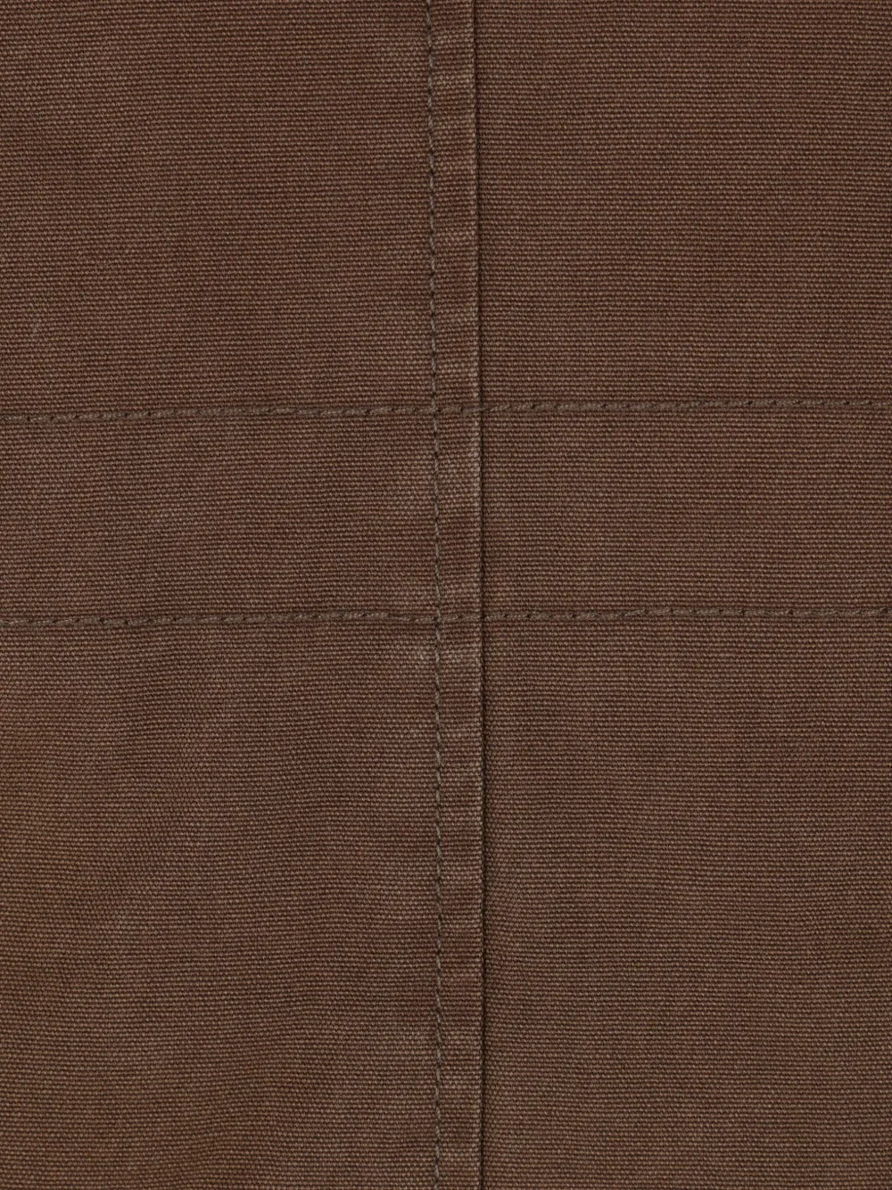 Aspesi Pocketed Collared Military Jacket In Brown