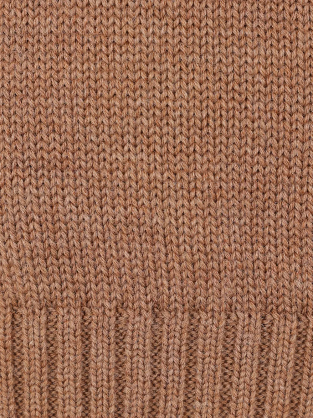 Zanone Ribbed High-neck Sweater In Brown
