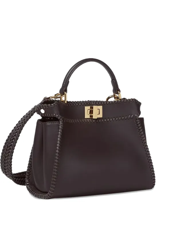 FENDI Peekaboo ハンドバッグ S | ブラウン | FARFETCH JP