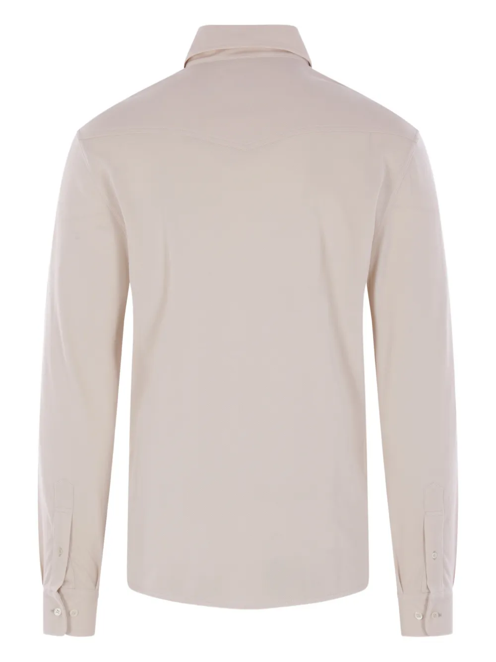 Brunello Cucinelli flap-pocket shirt - Beige