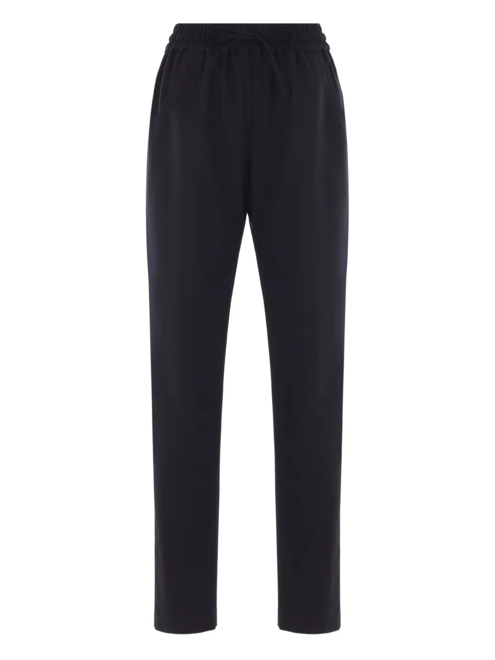 Aspesi Elastic-waistband Trousers In Black