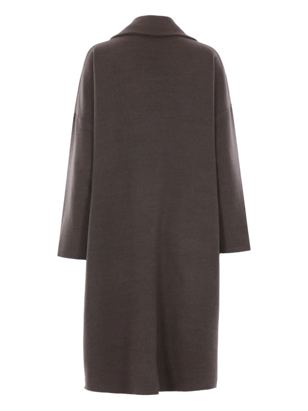 Dusan wide-lapel wool coat - Groen