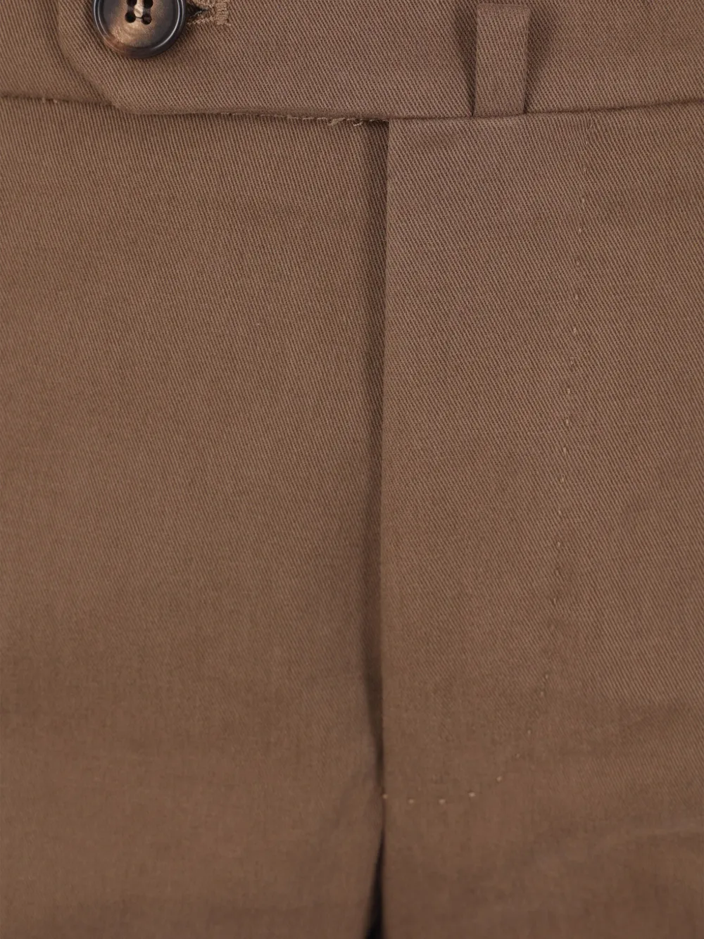Incotex Broek met knoopsluiting Bruin