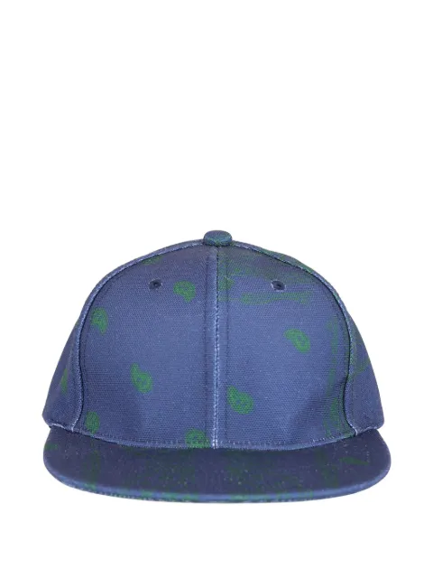 THE WORLD IS YOURS paisley-print baseball cap