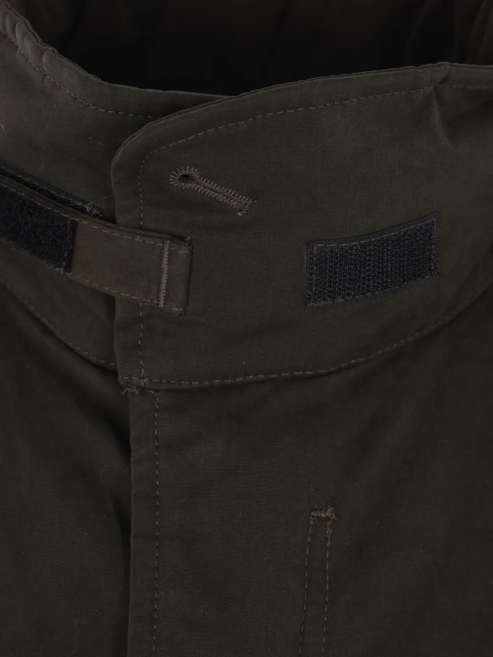 Aspesi High-collar Padded Field Jacket In Black