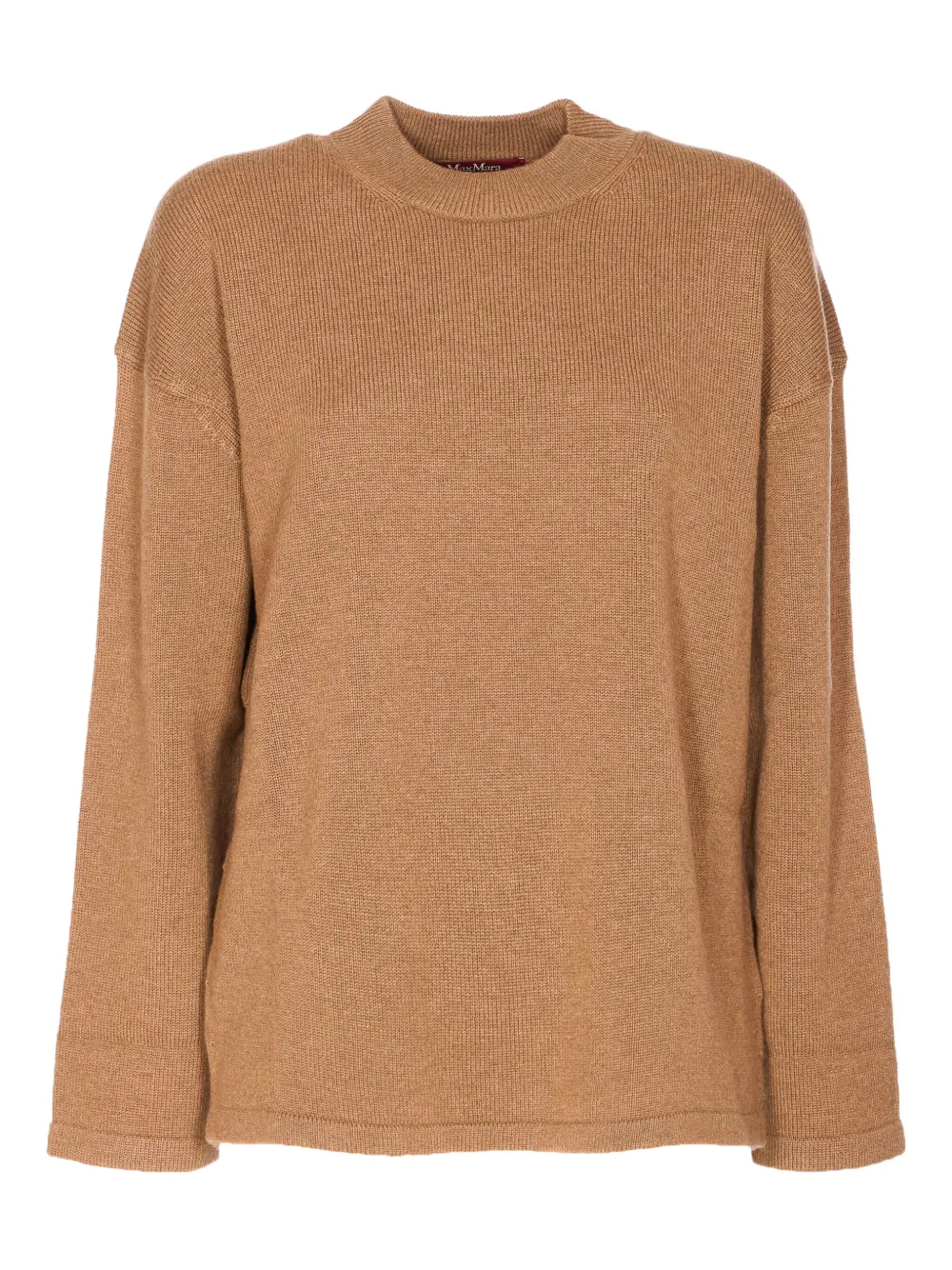 Max Mara crewneck side-split sweater | Neutrals | Image 1