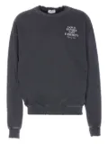 Family First crew-neck print sweatshirt - Grey