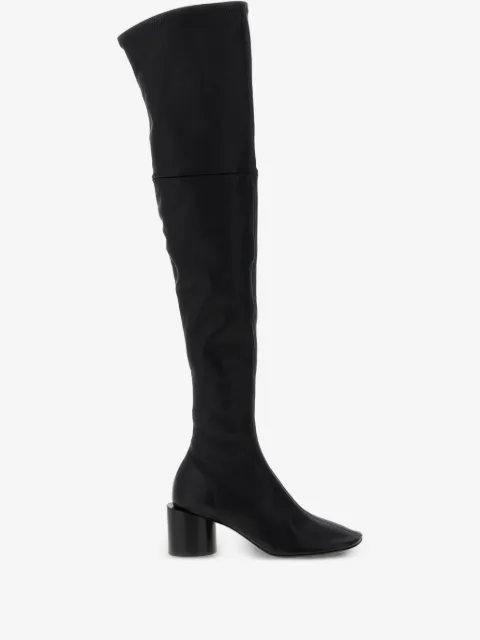 Jil Sander 60mm leather round-toe boots