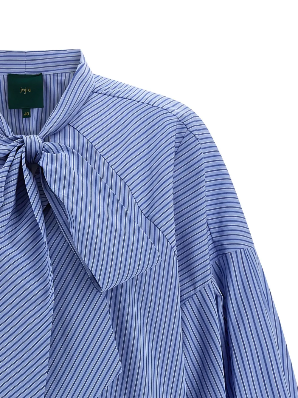 Jejia Gestreepte blouse met ballonmouwen Blauw