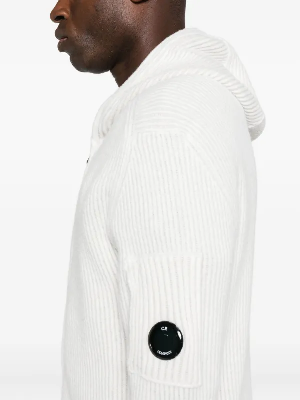 C.P. Company ジップアップ パーカー | ホワイト | FARFETCH JP