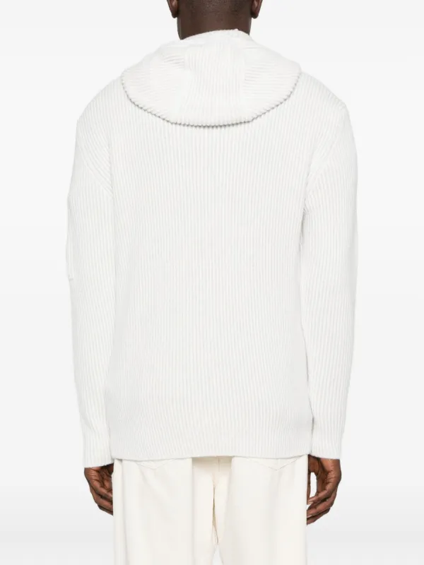 C.P. Company ジップアップ パーカー | ホワイト | FARFETCH JP