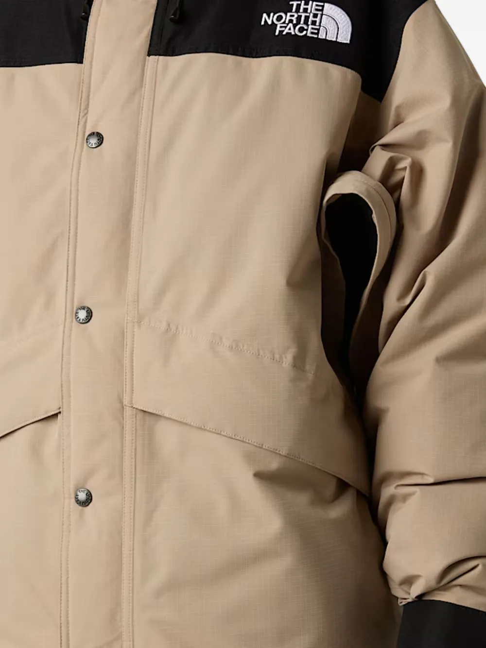 The North Face Button-fastening Hooded Jacket In Neutral