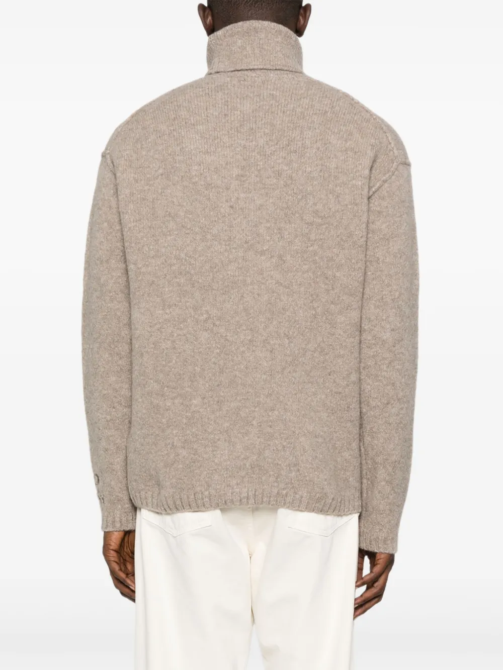 C.P. Company Trui met geborduurd logo Beige