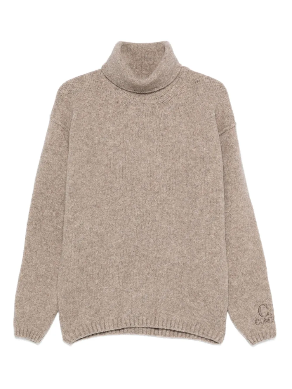 C.P. Company logo-embroidered jumper | Neutrals | Image 1