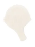 Jacquemus knit beanie hat - White