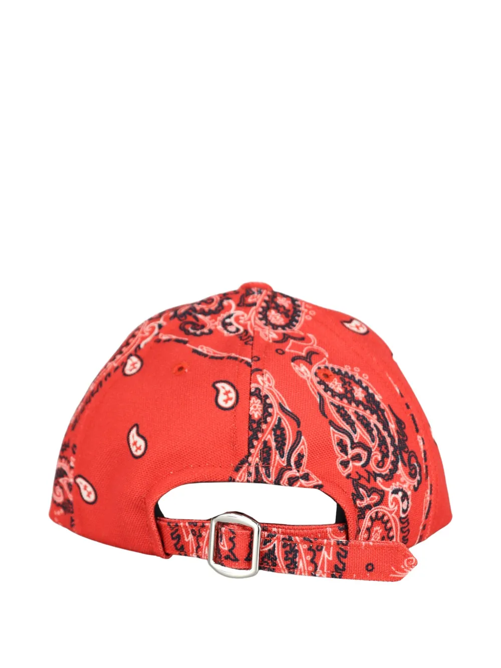 THE WORLD IS YOURS paisley-print baseball cap - Rood